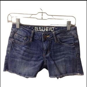 Vintage y2k Bullhead Cutoff Shorts purchased from PacSun